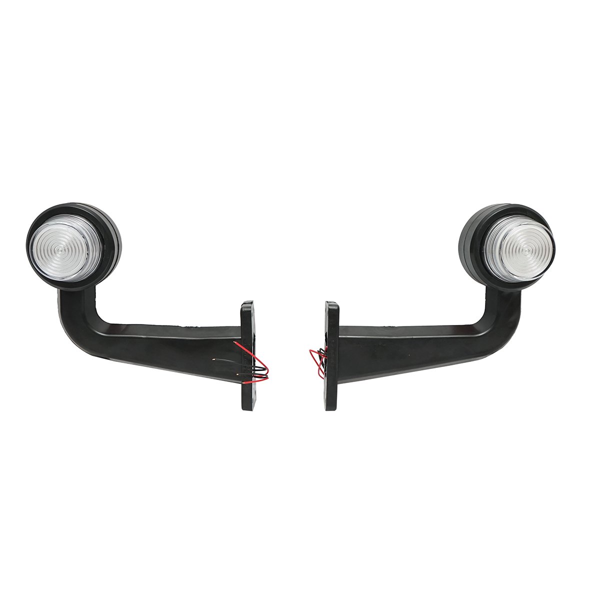 Set lampi laterale gabarit LED cu brat 12-24V, alb-rosu FR0158 Breckner Germany